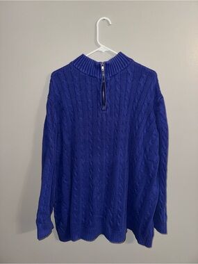 Women’s Woman Within Quarter Zip Sweater